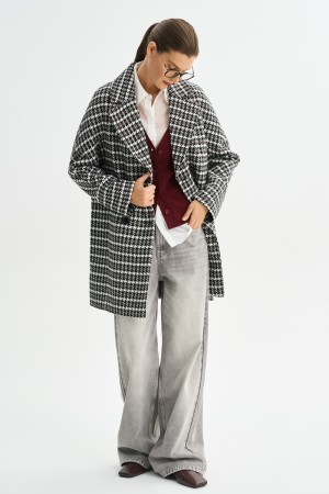 двубортное пальто фотография