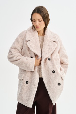 двубортное пальто фотография