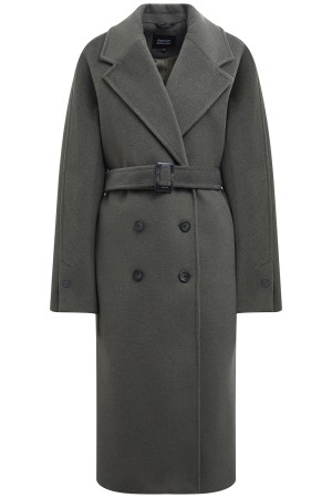 двубортное пальто фотография