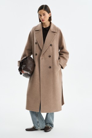 двубортное пальто фотография