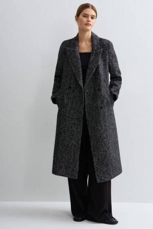 двубортное пальто фотография