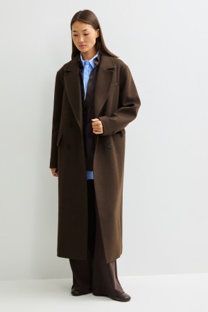 двубортное пальто фотография