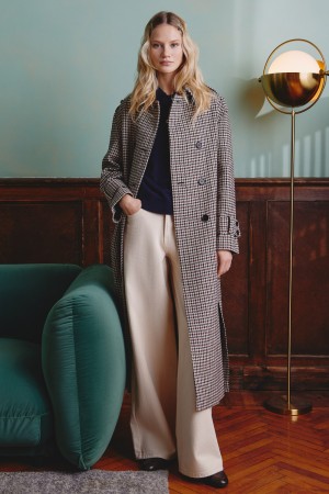 двубортное пальто - верхняя одежда разноцветная 