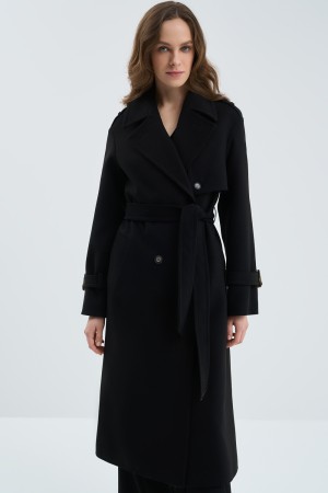 двубортное пальто - верхняя одежда дешевая 