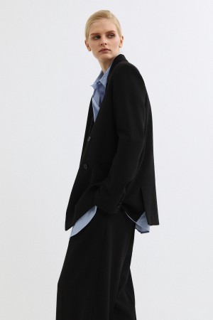 двубортный жакет фотография