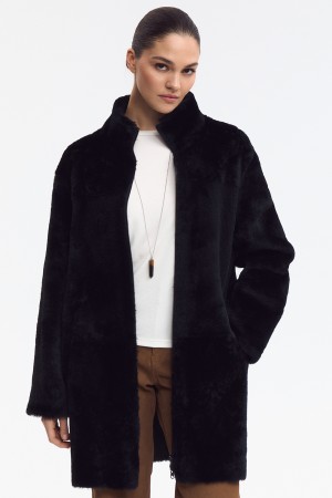 двусторонняя дубленка из овчины фотография