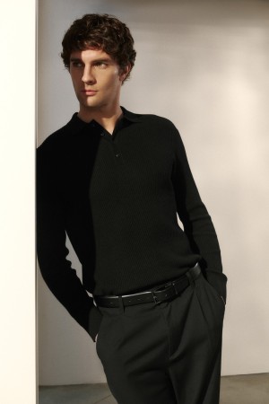 джемпер-поло - мужские джемперы на пуговицах 