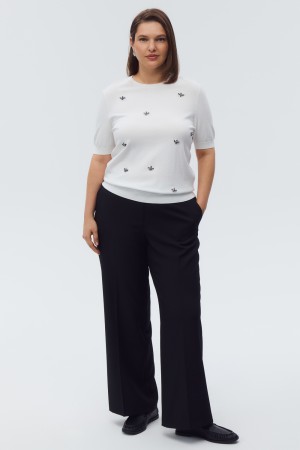 джемпер с короткими рукавами - женские джемперы нейлоновые 