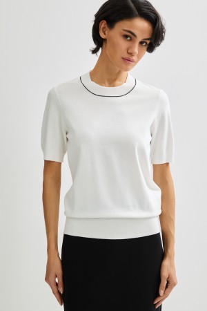 джемпер с короткими рукавами - женские джемперы нейлоновые 