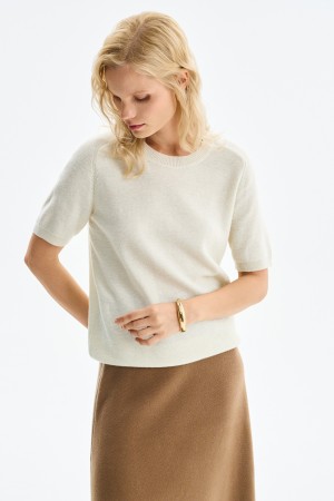 джемпер с короткими рукавами - женские джемперы, свитеры и кардиганы нейлоновые 