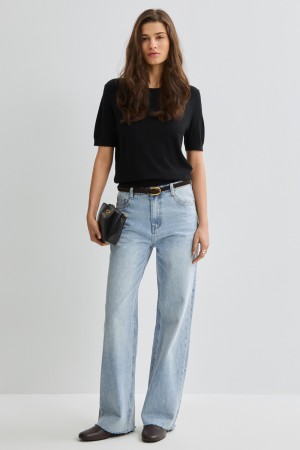 джемпер с короткими рукавами - женские джемперы, свитеры и кардиганы нейлоновые 