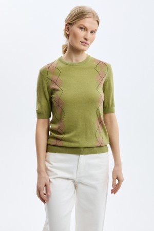 джемпер с короткими рукавами - женские джемперы