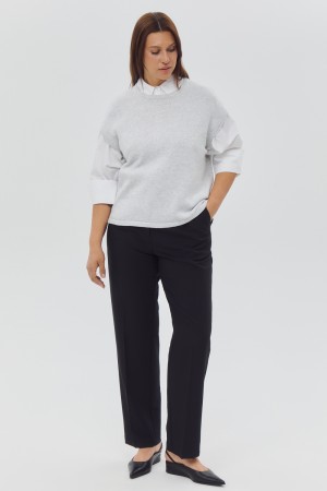 джемпер с короткими рукавами - женские джемперы