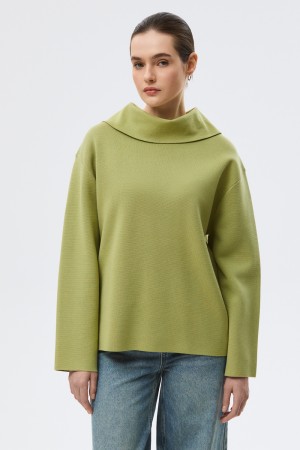 джемпер с отложным воротником - женские джемперы из лиоцелла 