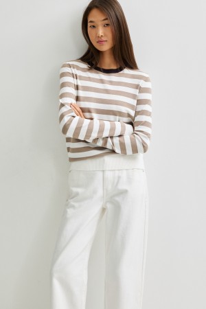 джемпер в полоску - женские джемперы нейлоновые 