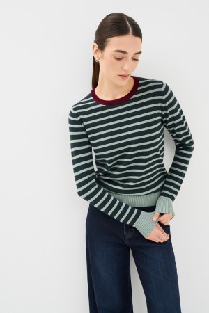 джемпер в полоску - женские джемперы в полоску 