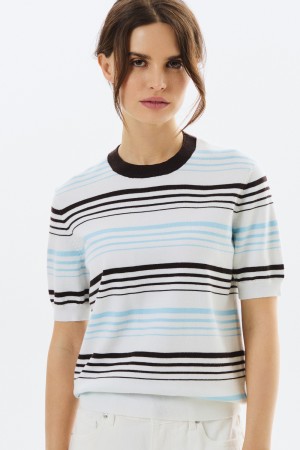 джемпер в полоску - женские джемперы в полоску 