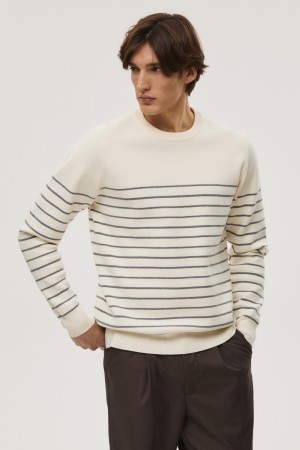 джемпер в полоску - мужские джемперы снежная королева 