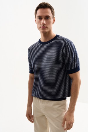 джемпер в полоску - мужские джемперы короткие 