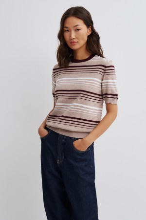 джемпер в полоску - женские джемперы, свитеры и кардиганы нейлоновые 