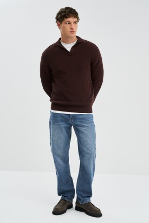 джемпер в рубчик - мужские джемперы снежная королева 