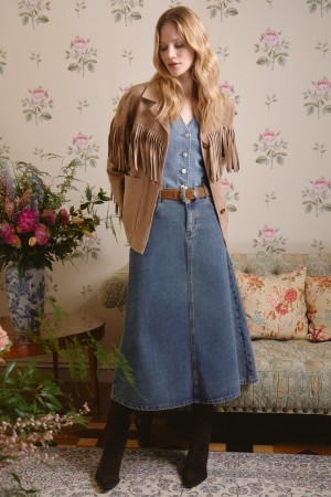 джинсовая юбка фотография