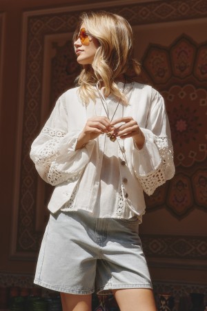 джинсовые шорты - женская одежда, обувь и аксессуары голубая 