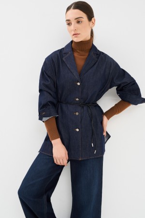 джинсовый жакет - женские жакеты из полиэстера 