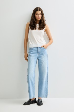 джинсы прямые - женские джинсы пластиковые 