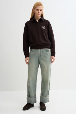 джинсы прямые - женские джинсы из вискозы 