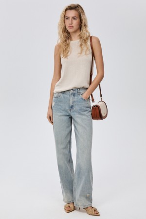 джинсы прямые - женские джинсы снежная королева 