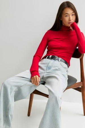 джинсы широкие - женские джинсы из вискозы 