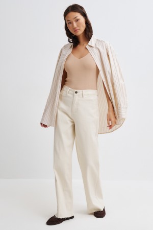 джинсы широкие - женские джинсы снежная королева 