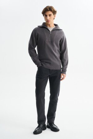 джинсы зауженные утепленные фотография