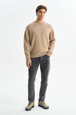 джинсы зауженные утепленные фотография