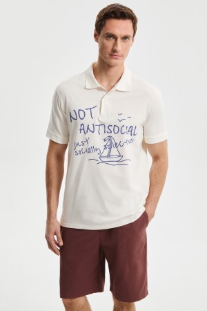 футболка-поло с принтом - мужская одежда, обувь и аксессуары для взрослых 