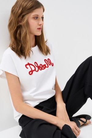 футболка с надписью - женские футболки и поло