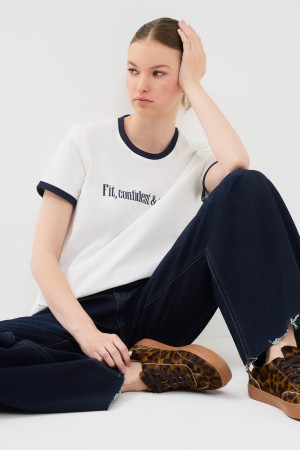 футболка с надписью - женские футболки и поло