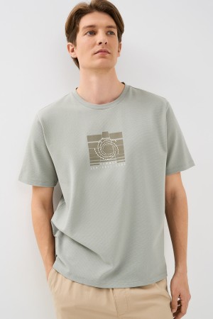 футболка с принтом фотография