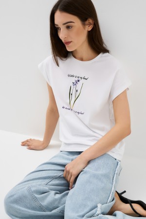 футболка с принтом фотография