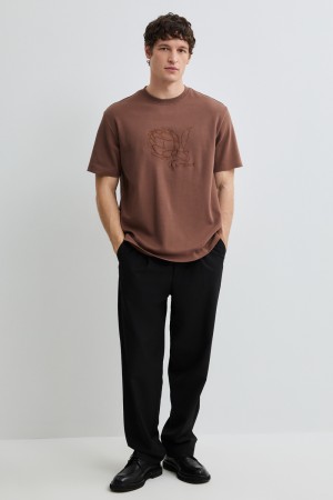 футболка с вышивкой - мужские футболки снежная королева 