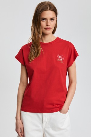 футболка с вышивкой - женские футболки и поло снежная королева 