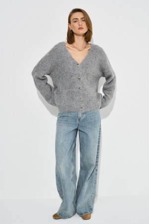 кардиган из шерсти альпаки - женские кардиганы из спандекса 