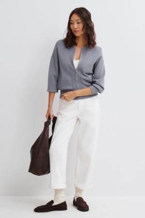 кардиган на молнии - женские кардиганы нейлоновые 