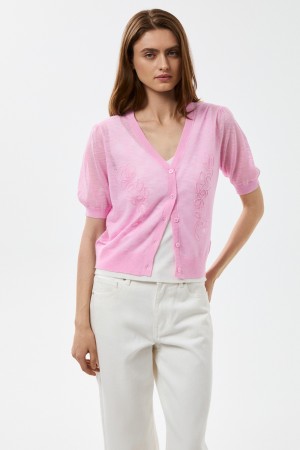 кардиган с вышивкой фотография