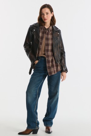 косуха из натуральной кожи фотография