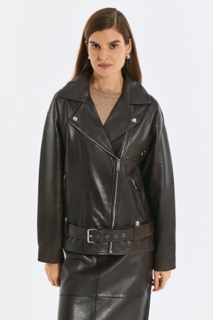 косуха из натуральной кожи фотография