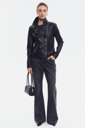 косуха из натуральной кожи - куртки и пуховики