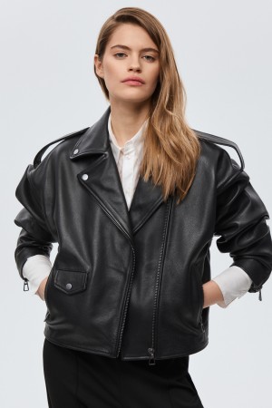 косуха из натуральной кожи - куртки и пуховики