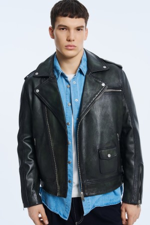 косуха из натуральной кожи фотография